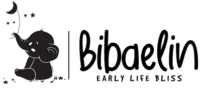 Mascotte Bibaelin : Illustration d'un petit éléphant avec lune et étoiles. | Bibaelin mascot: Illustration of a baby elephant with moon and stars.