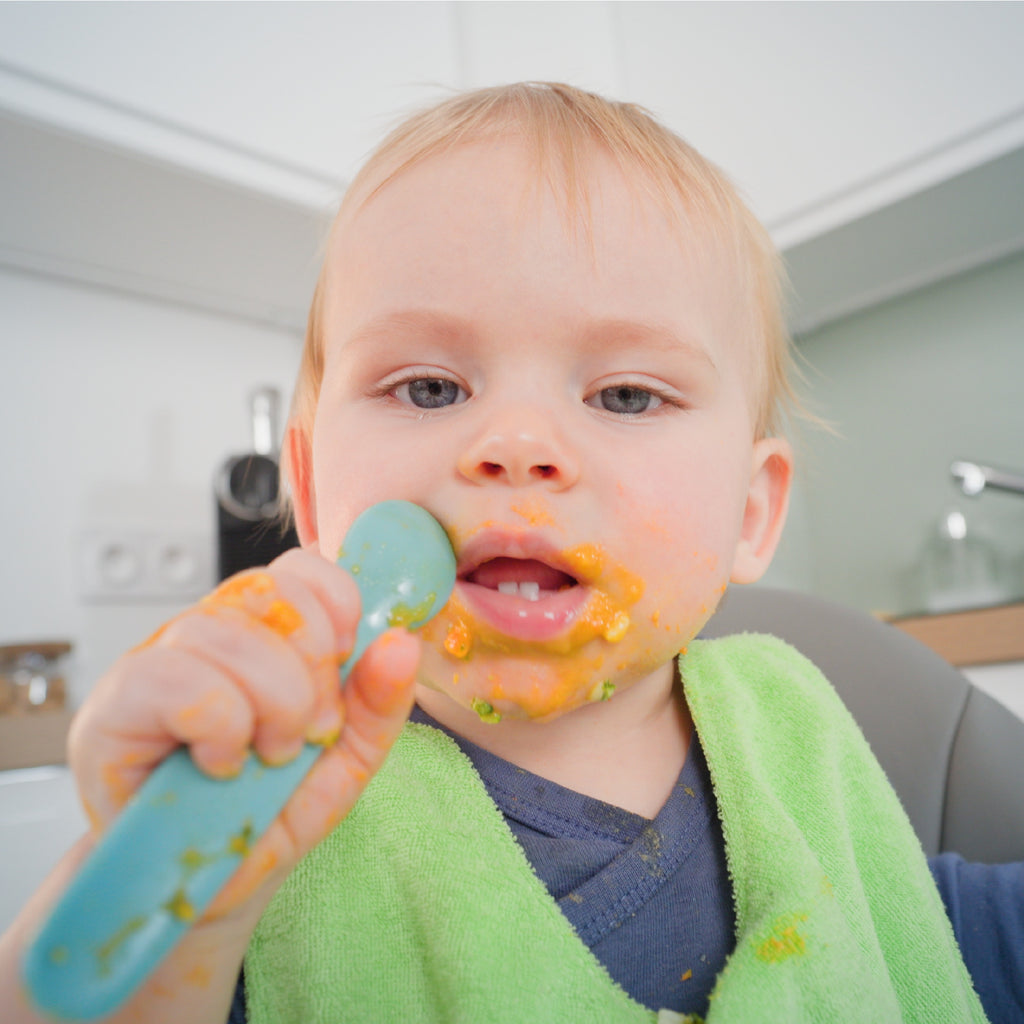 Présentation complète du kit bavoir et plateau BibaTray : la solution repas propres pour la DME | BibaTray bib and tray kit full overview: the mess-free solution for BLW